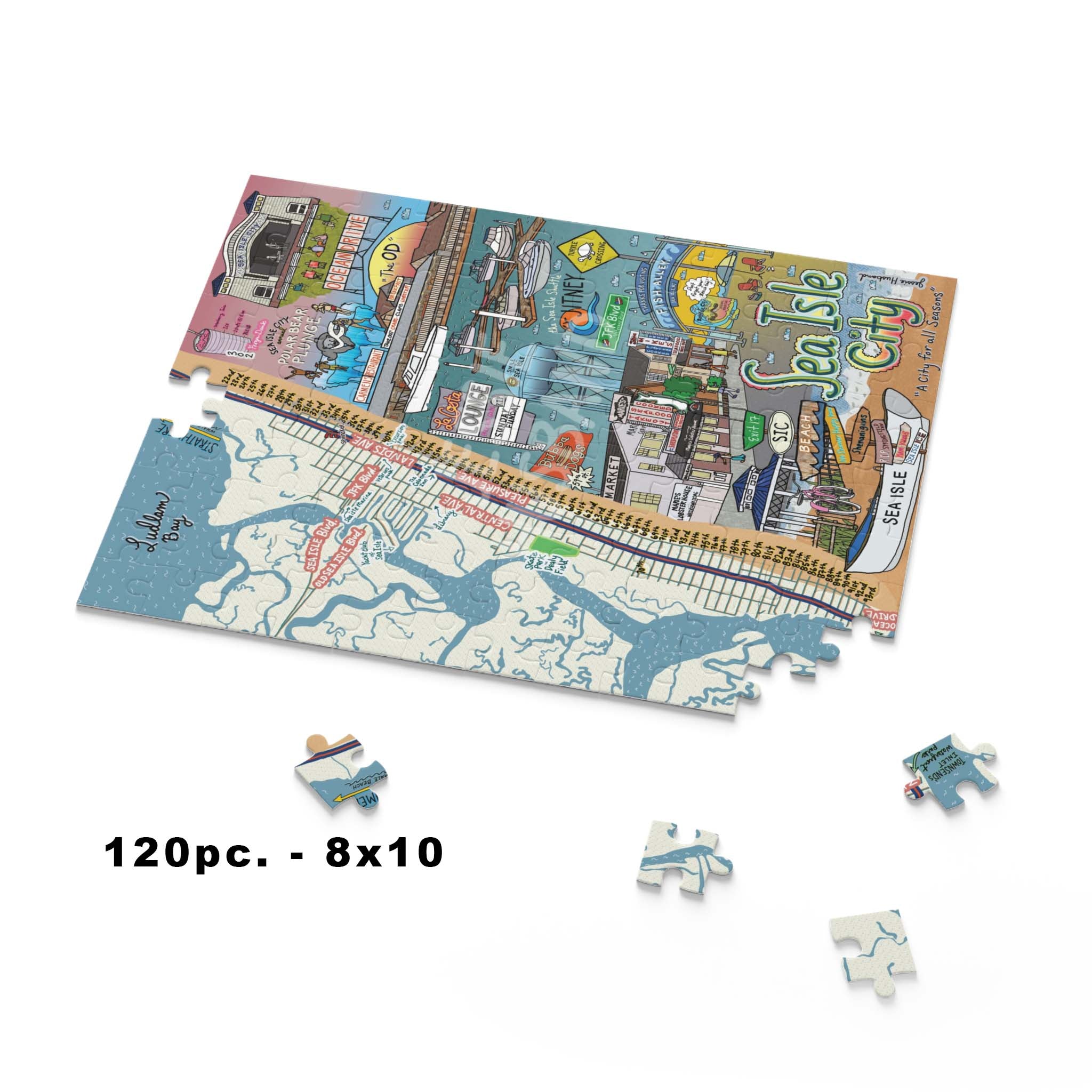 Sea Isle City Map Puzzle