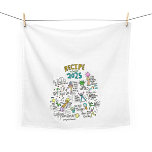 Recipe to Survive 2025 20" × 30" Tea Towel