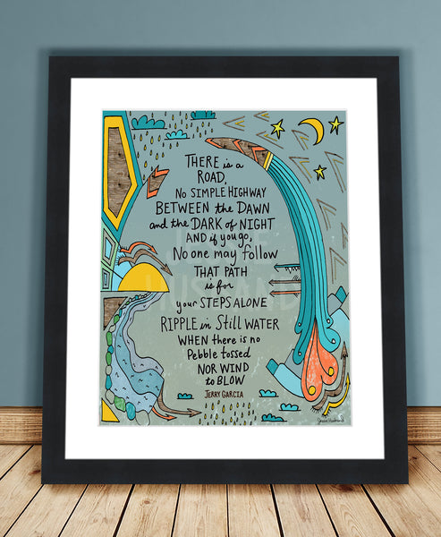 Ripple, Jerry Garcia, Grateful dead lyric art