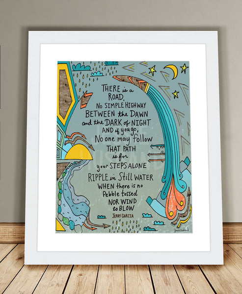 Ripple, Jerry Garcia, Grateful dead lyric art