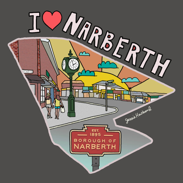 I Love Narberth T Shirt