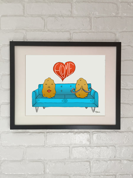 Couch Potato Home Print - Jessie husband